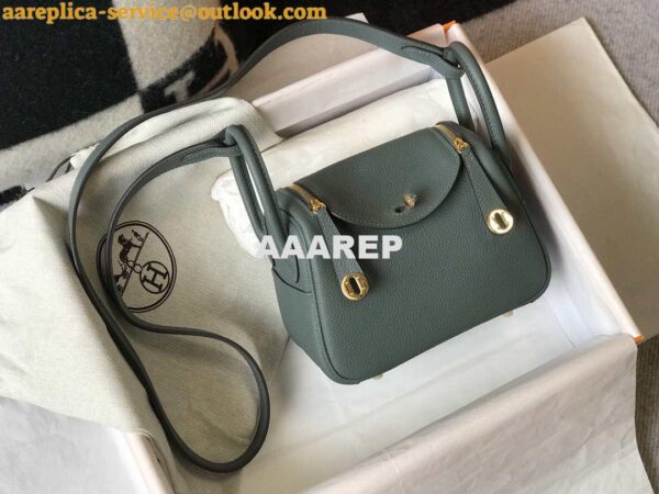 Replica Hermes H079086CK18 Lindy Mini Bag 19cm Semi-manual H231905 3