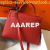 Replica Hermes Sellier Kelly 28cm of Epsom Leather Bag 20331 Gray