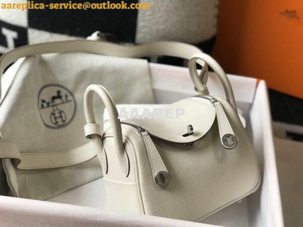 Replica Hermes H079086CK18 Lindy Mini Bag 19cm Semi-manual H231906 5