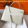 Replica Hermes Sellier Kelly 28cm of Epsom Leather Bag 20334 Yellow 2