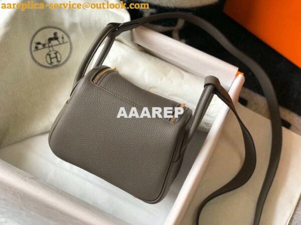 Replica Hermes H079086CK18 Lindy Mini Bag 19cm Semi-manual H231907 6