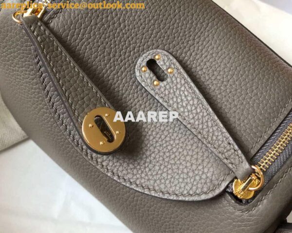 Replica Hermes H079086CK18 Lindy Mini Bag 19cm Semi-manual H231907 7