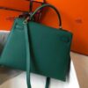 Replica Hermes Sellier Kelly 28cm of Epsom Leather Bag 20335 Tan