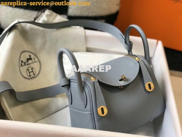 Replica Hermes H079086CK18 Lindy Mini Bag 19cm Semi-manual H231909 4