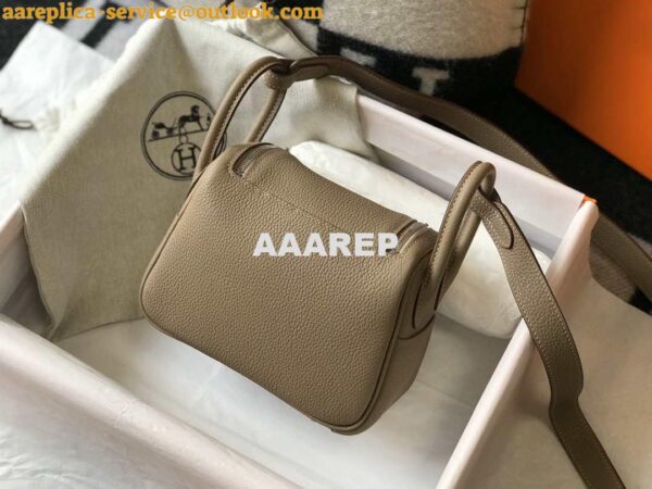 Replica Hermes H079086CK18 Lindy Mini Bag 19cm Semi-manual H231910 6