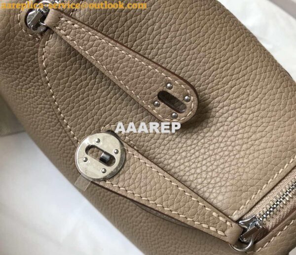 Replica Hermes H079086CK18 Lindy Mini Bag 19cm Semi-manual H231910 5