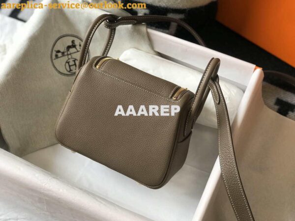 Replica Hermes H079086CK18 Lindy Mini Bag 19cm Semi-manual H231911 4