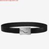 Replica Hermes Black A Cheval Belt Buckle 32 MM Reversible Leather 2