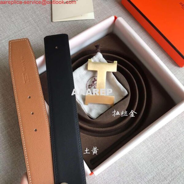 Replica Hermes Constance 2 Belt Buckle & Gold Epsom 42MM Strap 6