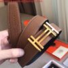 Replica Hermes H Au Carre Belt Buckle & Black 32mm Strap