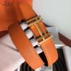 Replica Hermes H Au Carre Belt Buckle & Cafe 32mm Strap