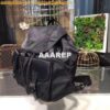 Replica Prada 2V066 Tessuto Zainetto Nylon And Leather Backpack in Black 2