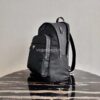 Replica Prada 2VZ048 Nylon And Saffiano Leather Backpack Bag in Black 2