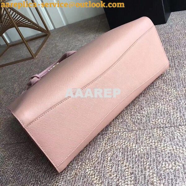 Replica Prada Bibliothèque Saffiano Leather Bag 1BA153 Pink 10