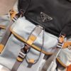 Replica Prada 2VZ074 Nylon Backpack Bag in Brown