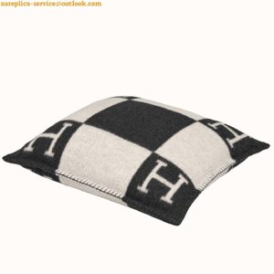 Replica Hermes Black Small Avalon Pillow Cover