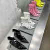 Replica Balenciaga Cagole 90mm Bootie Arena Lambskin 694379 Neon Yello 2