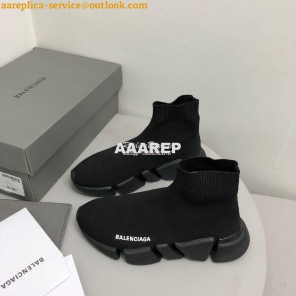 Replica Balenciaga Speed 2.0 Sneaker 617196 Black 6