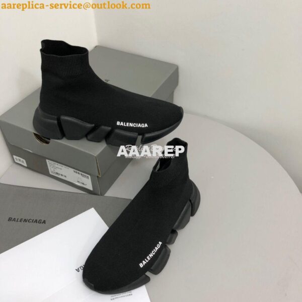 Replica Balenciaga Speed 2.0 Sneaker 617196 Black 9