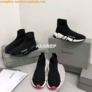 Replica Balenciaga Speed 2.0 Sneaker 617196 Black MC