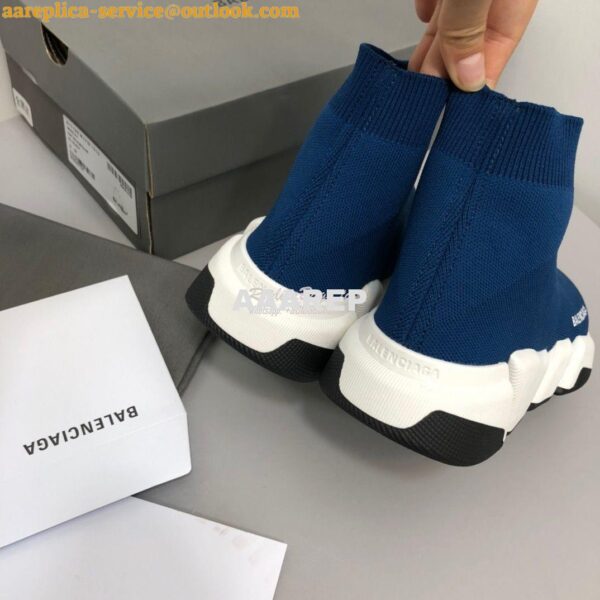 Replica Balenciaga Speed 2.0 Sneaker 617196 Blue 9