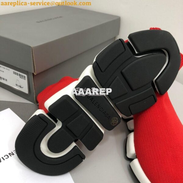 Replica Balenciaga Speed 2.0 Sneaker 617196 Red 11