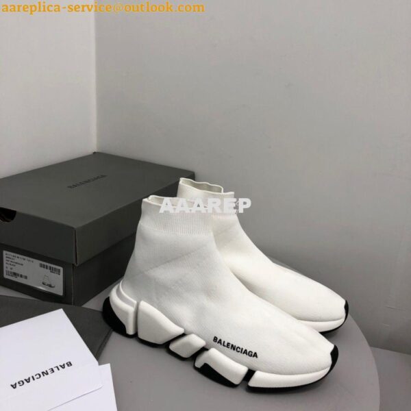 Replica Balenciaga Speed 2.0 Sneaker 617196 White 3