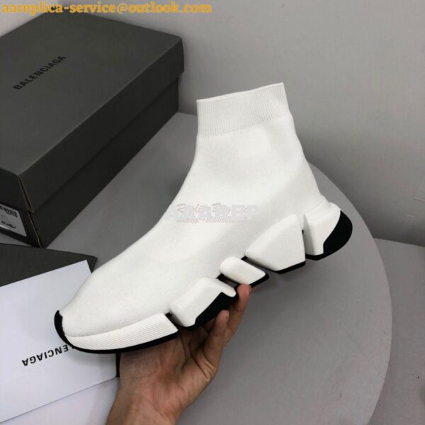 Replica Balenciaga Speed 2.0 Sneaker 617196 White 7