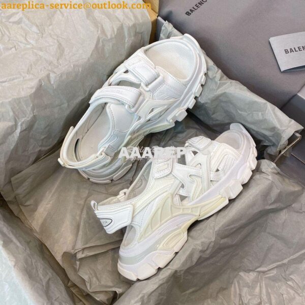 Replica Balenciaga Track Sandals 617542 White 4