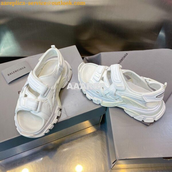 Replica Balenciaga Track Sandals 617542 White 7