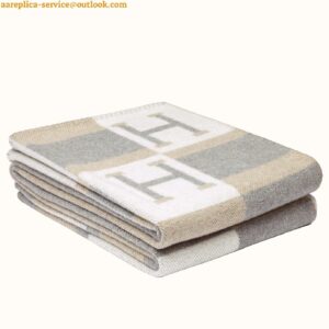 Replica Hermes Nature Avalon Bayadere Throw Blanket