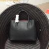 Replica Prada Double Medium Tote Bag In Blue Saffiano Leather 2