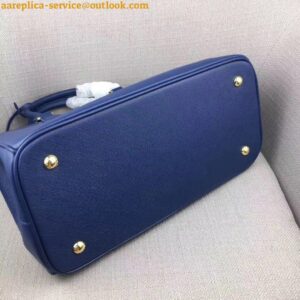 Replica Prada Galleria Large Bag In Blue Saffiano Leather 2