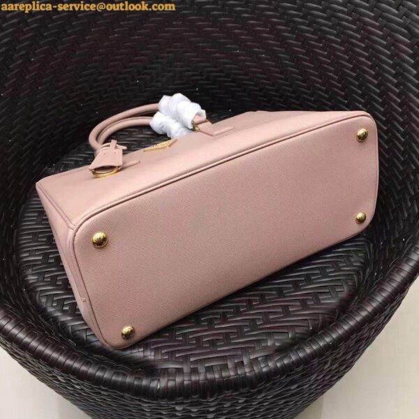 Replica Prada Galleria Large Bag In Pink Saffiano Leather 4