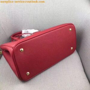 Replica Prada Galleria Large Bag In Red Saffiano Leather 2