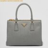 Replica Prada Galleria Medium Bag In Mango Saffiano Leather 2