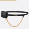 Replica Dior D-Fence 30MM Belt In Black Calfskin