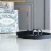 Replica Dior Saddle 20MM Belt In Blue Dior Oblique Jacquard 2