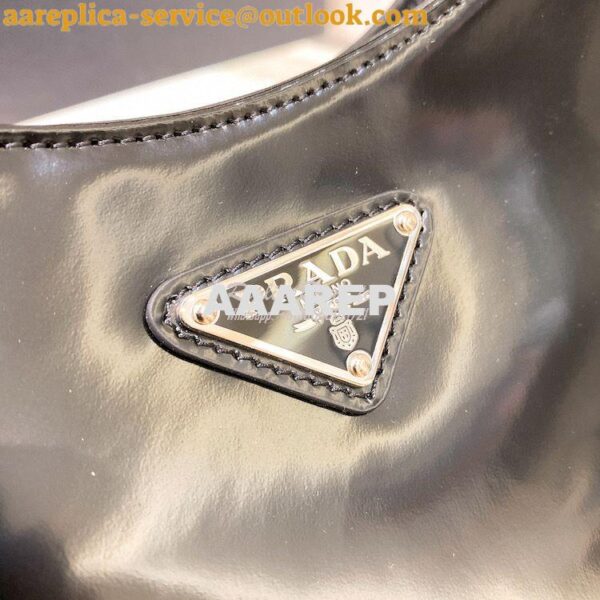 Replica Prada Cleo Brushed Leather Shoulder Bag with Strap Extension 1 5