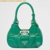 Replica Prada Moon Bag in Blue Padded Nappa Leather