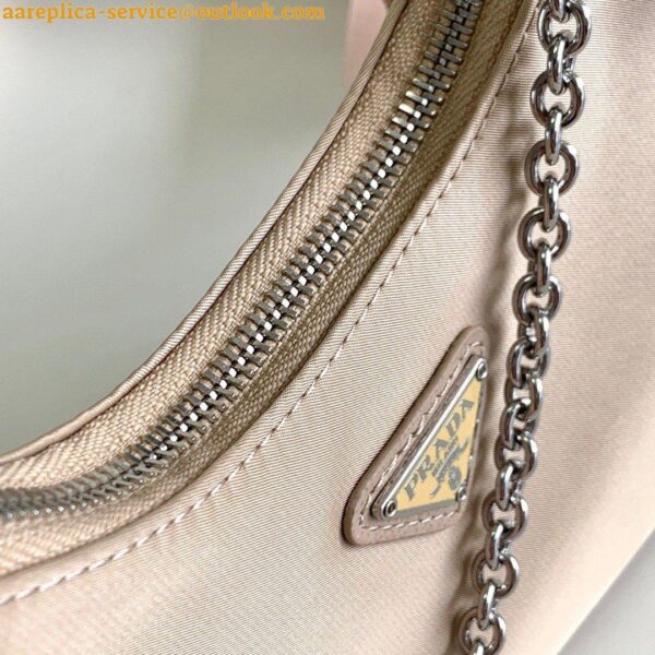 Replica Prada Re-Edition 2005 Shoulder Bag In Beige Re-Nylon 12