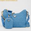 Replica Prada Re-Edition 2005 Shoulder Bag In Blue Re-Nylon 2