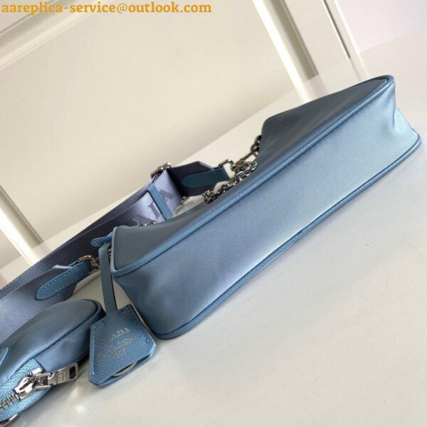 Replica Prada Re-Edition 2005 Shoulder Bag In Blue Re-Nylon 6