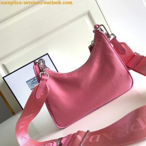 Replica Prada Re-Edition 2005 Shoulder Bag In Pink Re-Nylon 2