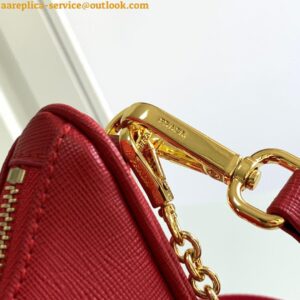 Replica Prada Re-Edition 2005 Shoulder Bag In Red Saffiano Leather 2