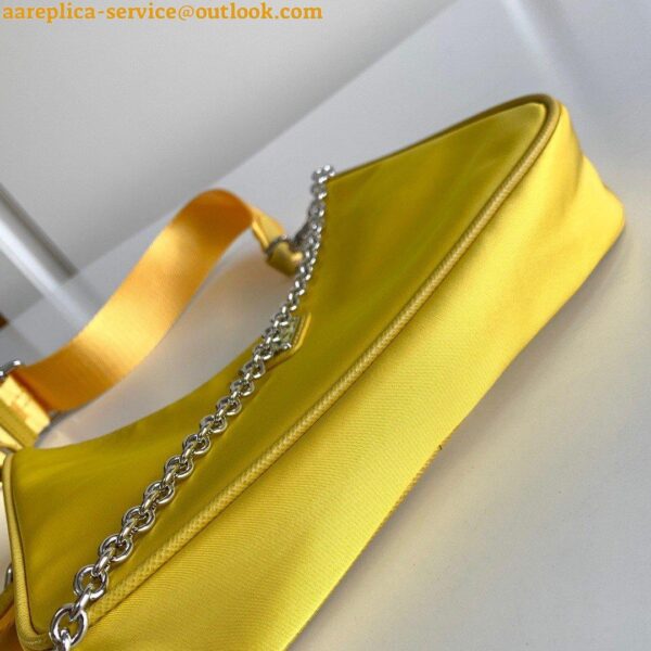 Replica Prada Re-Edition 2005 Shoulder Bag In Yellow Re-Nylon 6