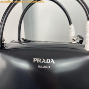 Replica Prada Supernova Medium Bag In Black Brushed Leather