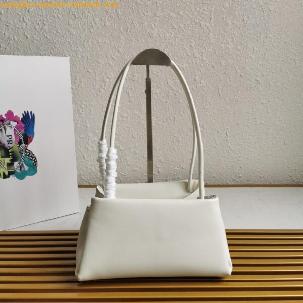 Replica Prada Supernova Small Shoulder Bag In White Calfskin 6