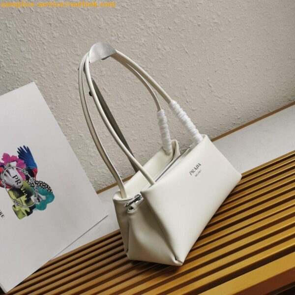 Replica Prada Supernova Small Shoulder Bag In White Calfskin 8