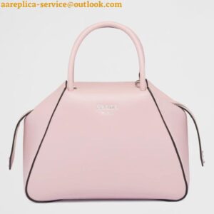 Replica Prada Supernova Small Top Handle Bag In Pink Leather